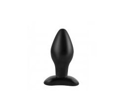 Anal Fantasy Large Silicone Plug Black 